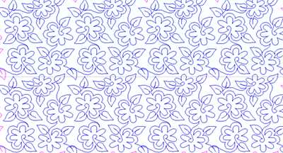 FL004 daisy meandering