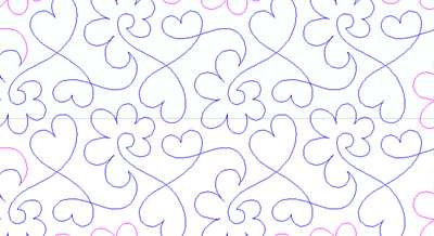 HE002 hearts & daisys